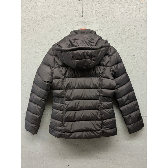 The North Face 550 Fill Down Puffer Jacket Hooded Women's Small Black - Picture 10 of 10